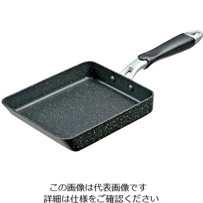 エムテートリマツ IHマーブル玉子焼 Light(四角底圧着) 15×18cm 63-1418-58 1個（直送品）