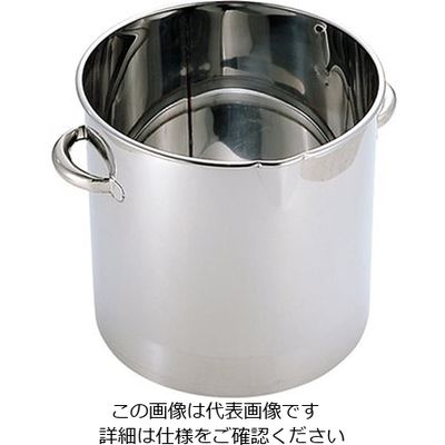 エムテートリマツ 18ー0フライヤー用油缶(蓋無) 27cm 63-1418-87 1個（直送品）