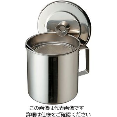 エムテートリマツ 18ー8替え網式オイルポット 2L 63-1418-89 1個（直送品）