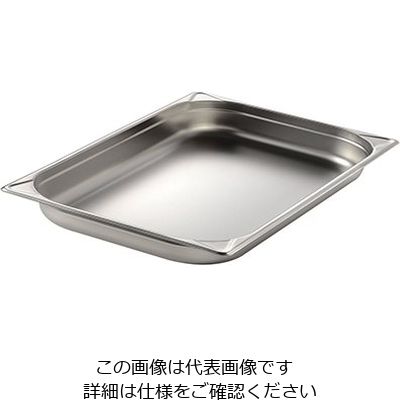 エムテートリマツ ステンレスGNパン 2/1 65mm EM8021065E 1個 63-1419-61（直送品）