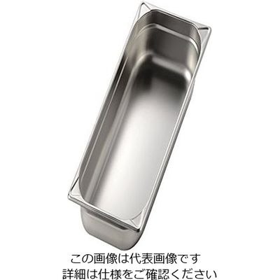 エムテートリマツ ステンレスGNパン 2/4 65mm EM8024065E 1個 63-1419-83（直送品）