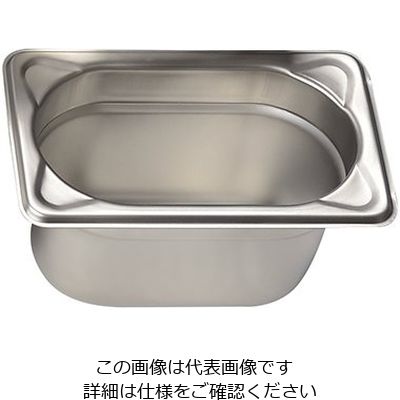 エムテートリマツ ステンレスGNパン 1/9 100mm EM8019100E 1個 63-1419-99（直送品）