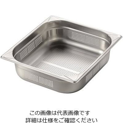 エムテートリマツ 18-8GNパン（穴明） 2/3 100mm EM8023100PF 1個 63-1420-55（直送品）