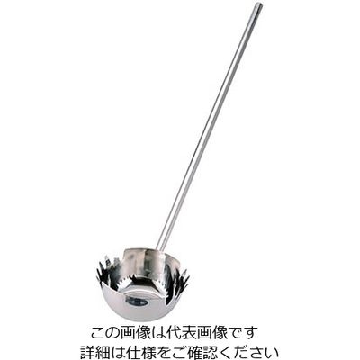 神子島製作所 18ー8パイプ柄麺杓子 1m柄 18cm 63-1423-12 1個（直送品）