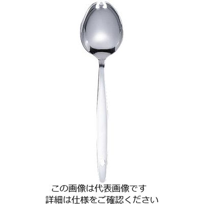 アズワン 松印18ー0給食用先割スプーン(穴明) 180mm 63-1425-63 1個（直送品）