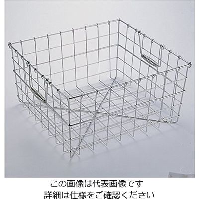 エムテートリマツ 18ー8食器篭 48×39×20cm テーパー付 B-4 1個 63-1426-14（直送品）