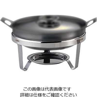 エムテートリマツ 18ー8ちり鍋 1人用 プレススタンド 63-1426-88 1個（直送品）