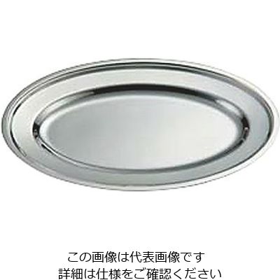 イケダ IKD 18ー8抗菌小判皿 12インチ 623393 1個 63-1701-24（直送品）