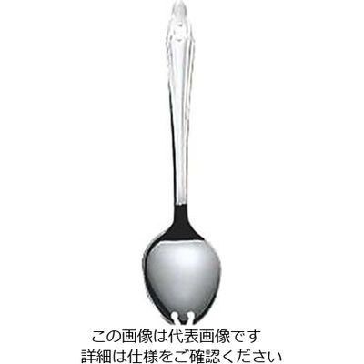 笠吉製作所 #1500 給食スプーン 穴明 323028 1本 63-1676-60（直送品）