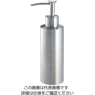 佐藤金属興業 18ー8マトリス ソープディスペンサー コロン 470135 1個 63-1690-94（直送品）