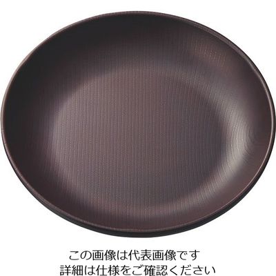 台和 ウォールナ 21cmプレート ナチュラル WDー10ーDBR 319395 1個 63-1723-89（直送品）