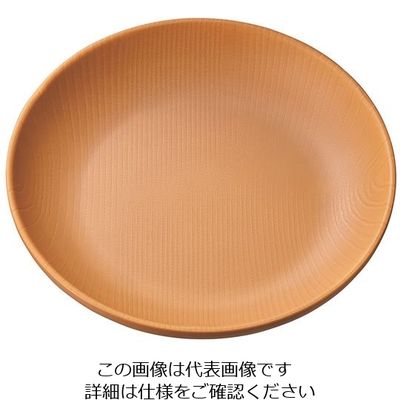 台和 ウォールナ 21cmプレート ナチュラル WDー10ーLBR 319394 1個 63-1723-90（直送品）