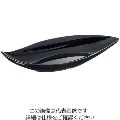 台和 カフェプレートセレクション ウィンリーフプレート MDMー6 黒(BK) 319373 1個 63-1726-81（直送品）