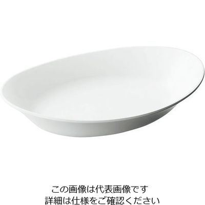 台和 カフェプレートセレクション オーバルプレート SSー910 白(W) 319364 1個 63-1726-86（直送品）
