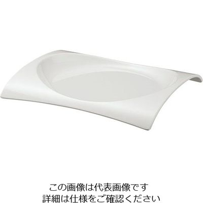 台和 ジュピター 21cm ミート皿 白 SSー100 319386 1個 63-1730-84（直送品）