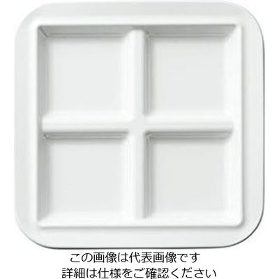 台和 パズルプレート ヨンプレート CHー4 白(W) 319304 1個 63-1746-89（直送品）