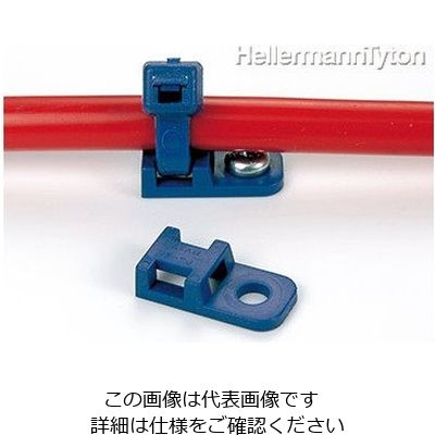 ヘラマンタイトン メタルコンテントタイ 100個入 MCCTAM2-BLU 1袋(100個) 63-2535-97（直送品）