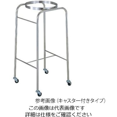 オオモリ ステンレス洗面台1ヶ用 キャスターナシ OM 00004002 1個 63-2568-60（直送品）