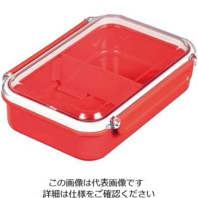 パール金属 レノン ランチボックス 650mL レッド D-2320 1個 63-2748-77（直送品）