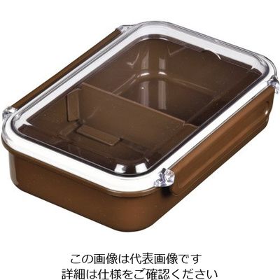 パール金属 レノン ランチボックス 650mL ブラウン D-2322 1個 63-2748-79（直送品）