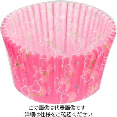 パール金属 ベイクイージー 紙製カップケーキ焼型 75mm(しゃぼんハート) 50枚入 D-2681 1袋(50枚) 63-2749-18（直送品）