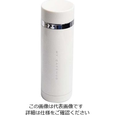 パール金属 プレミアムマイカフェスリム ダイレクトマグ 300mL ピュアホワイト H-6929 1本 63-2754-03（直送品）