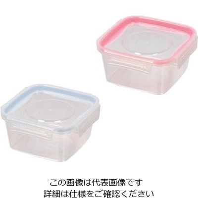 パール金属 NEWキープロック 洗いやすい保存容器 正方形 L 2個組 HB-1428 1パック(2個) 63-2757-70（直送品）