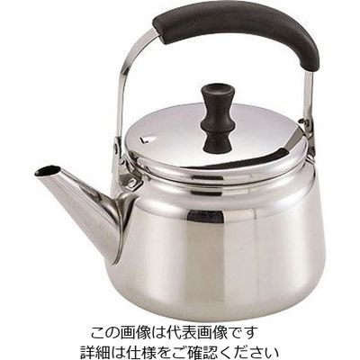 パール金属 コンパクト ステンレス製広口ケットル 1.6L HB-2205 1個 63-2760-51（直送品）
