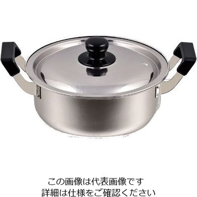 パール金属 NEWだんらん ステンレス製大型鍋 24cm HB-1793 1個 63-2758-78（直送品）