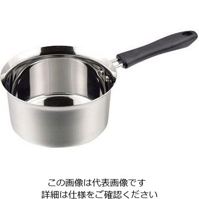 パール金属 メイドインジャパン ステンレス製注ぎやすい行平鍋 14cm HB-1886 1個 63-2759-06（直送品）