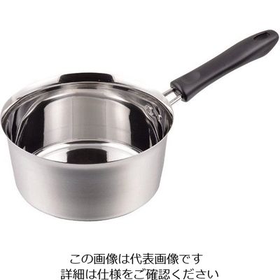 パール金属 メイドインジャパン ステンレス製注ぎやすい行平鍋 20cm HB-1889 1個 63-2759-09（直送品）