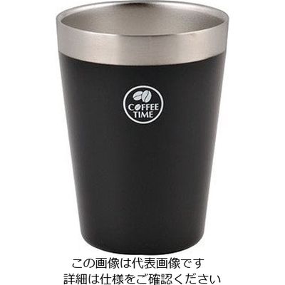 パール金属 真空コンビニカップ LL ブラック HB-1896 1個 63-2759-17（直送品）