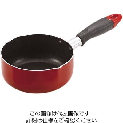 パール金属 コンパクト ふっ素加工両口付鍋 14cm HB-2172 1個 63-2760-20（直送品）