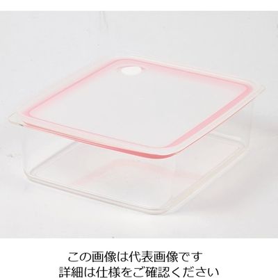 パール金属 Easy Clean 深型密閉保存容器 L ピンク HB-2626 1個 63-2762-07（直送品）