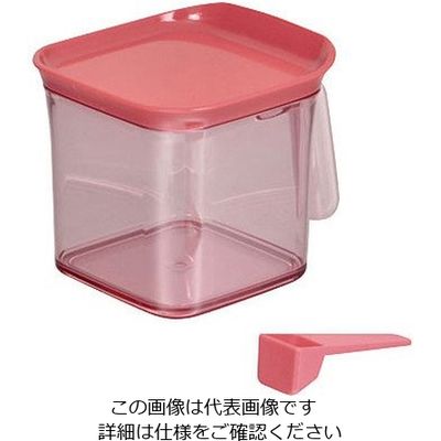パール金属 モデュールプラス 調味料ストッカー 660mL ピンク HB-2226 1個 63-2760-71（直送品）