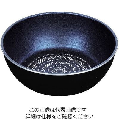 パール金属 ルクスパン ブルーダイヤモンドコートIH対応深型フライパン 24cm HB-2436 1枚 63-2761-23（直送品）