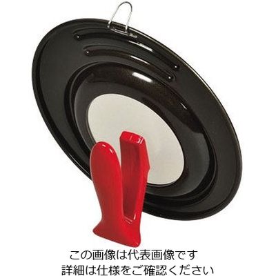 パール金属 ロッソ・ブラック シリコーン加工窓付スタンドパンカバー 18~22cm用 HB-2636 1枚 63-2762-17（直送品）