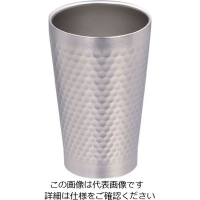 パール金属 プレミアム贅 真空槌目タンブラー 280mL HB-515 1個 63-2766-20（直送品）