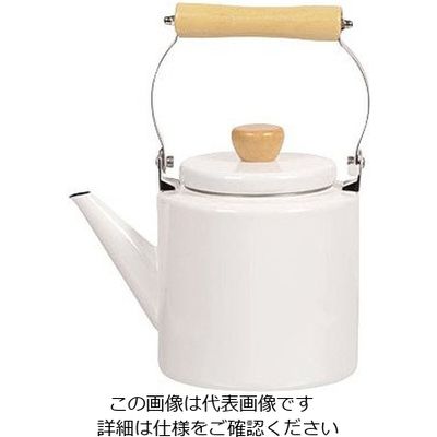 パール金属 フェスカ ホーローケットル 2.4L ホワイト HB-930 1個 63-2767-44（直送品）