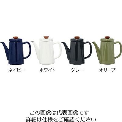 野田琺瑯 アンビ グレー ANB-1.2PGR 1個 63-4191-32（直送品）