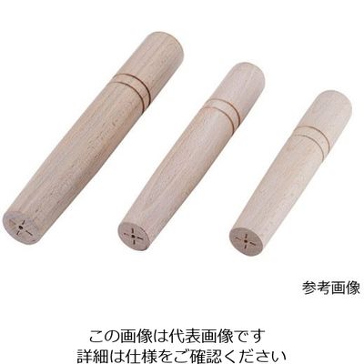 カンダ 銅玉子焼用木柄 特大(釘付) 東27~30 62-8169-79 1個（直送品）