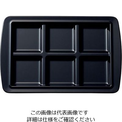 台和 パズルプレート ロクプレート CHー6 黒(BK) 319303 1個 63-1746-90（直送品）