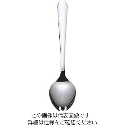 笠吉製作所 #4400 ST無地給食スプーン 穴無 323025 1本 63-1676-61（直送品）
