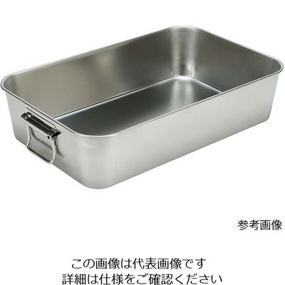 杉山工業 スギコ18ー8 給食バット・可動ハンドル付 610×388×H300mm SH-6038-12H 1枚 63-5533-76（直送品）