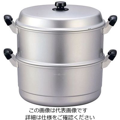 北陸アルミニウム アルマイト スチームクッカー 一重 33cm 63-5694-46 1個（直送品）