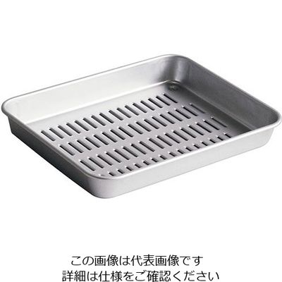 北陸アルミニウム アルマイト 穴明バット 5号 63-5691-94 1個（直送品）