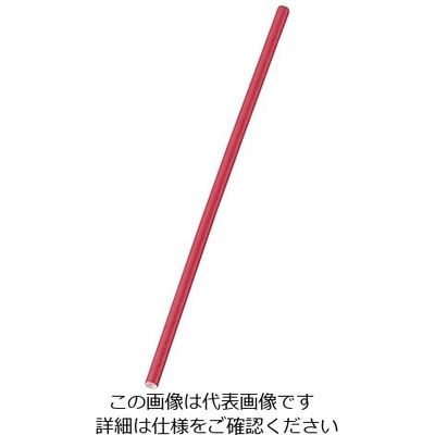 三和 紙ストロー 袋入 500本入 赤 63-5698-67 1セット(500本)（直送品）