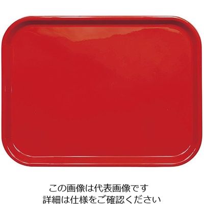 橋本達之助工芸 ピノ ノンスリップトレー 角 39cm レッド 63-5698-79 1個（直送品）