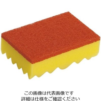 キクロン キクロンPRO スポンジたわし ソフト イエロー B-612 1個 63-5703-55（直送品）