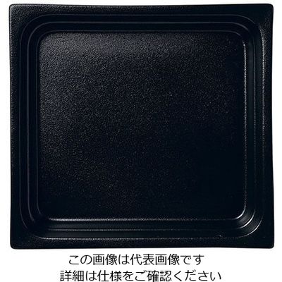 RAK Porcelain ガストロノームパン 角型 2/3 ブラック RA2308GNSB 1個 63-5706-73（直送品）
